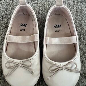 H&M Light Pink Toddler Girl Ballet Flats Size 5.5